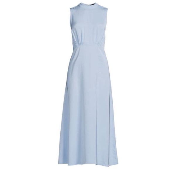 Theory Dresses & Skirts - Theory Light Blue Sleeveless Midi Dress | 00